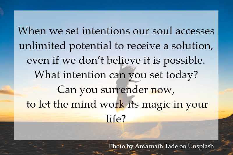 What intention can you set today?
